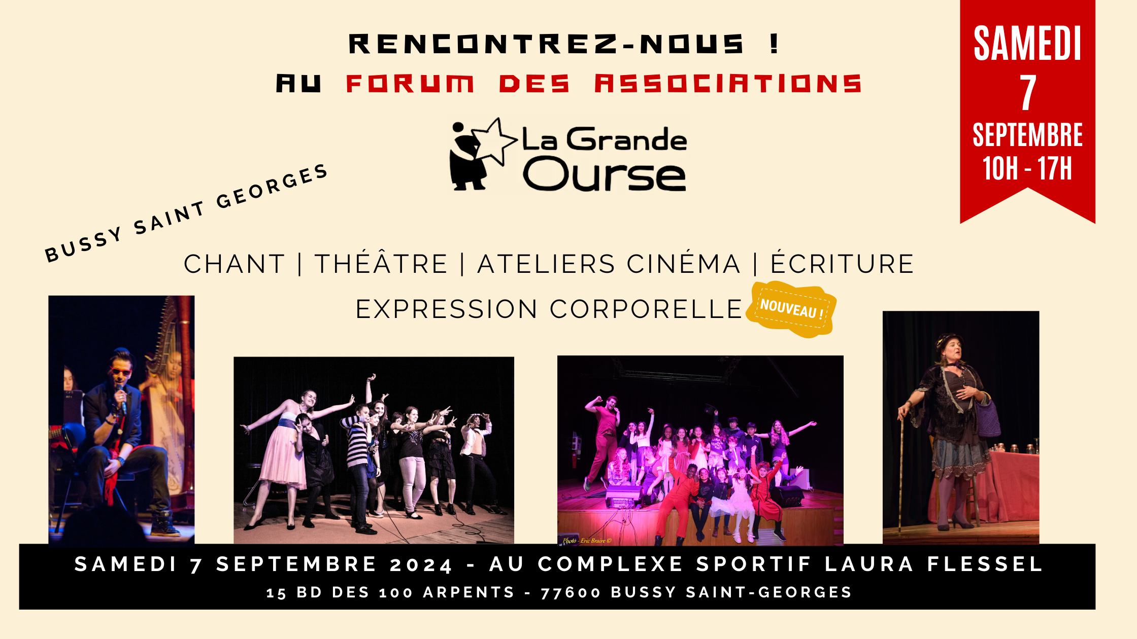 Rencontrez-nous au Forum des Associations